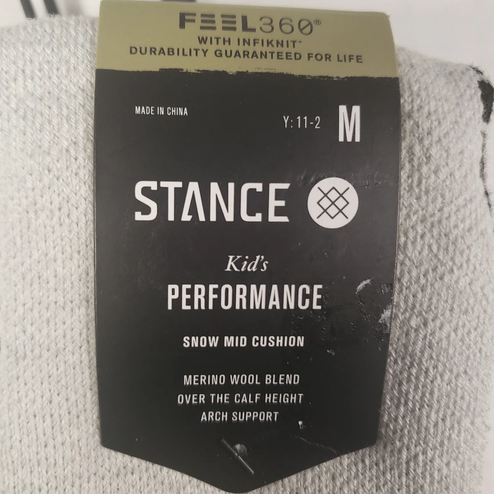 NWT Kid's Stance Boyd Snow Socks